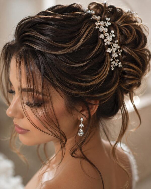 Bridal Hairstyle with Blowdry